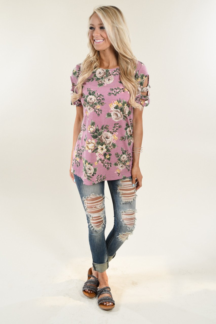 Show Me the Romance Floral Top