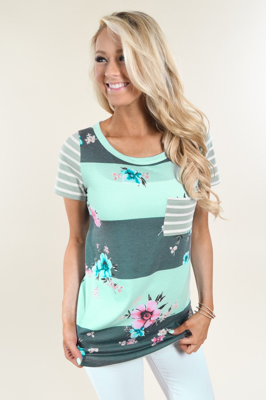 Put You In My Pocket Top ~ Mint