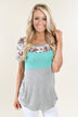 Too Cute to Handle Top ~ Teal