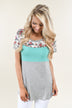 Too Cute to Handle Top ~ Teal