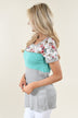 Too Cute to Handle Top ~ Teal