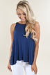 Smooth Ride Tank Top ~ Navy