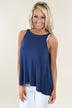 Smooth Ride Tank Top ~ Navy