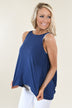 Smooth Ride Tank Top ~ Navy
