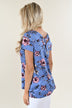 Masterpiece Floral Top ~ Blue