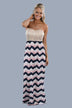 Make an Entrance Strapless Maxi Dress