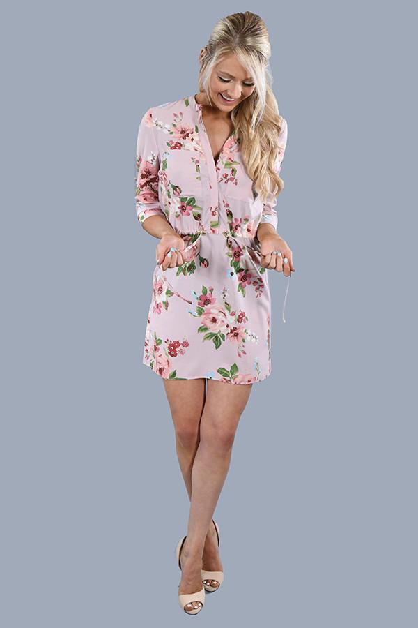 Dainty Beauty Mauve Dress