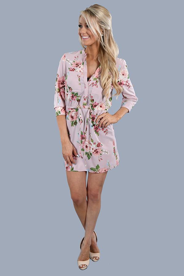 Dainty Beauty Mauve Dress