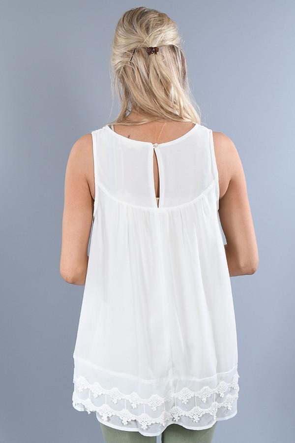 Ivory Lace Top