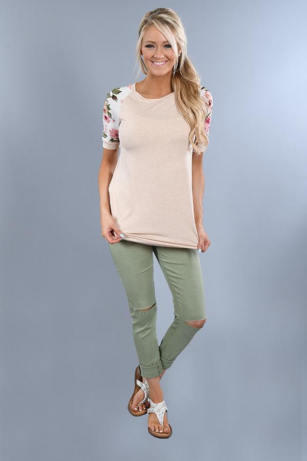 Show Your Best Top ~ Taupe