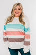 Have Some Fun Striped Pullover Top- Ivory