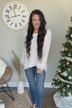 Time And Time Again Long Sleeve Thermal Top- White