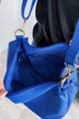 Bring On The Day Zipper Purse- Royal Blue