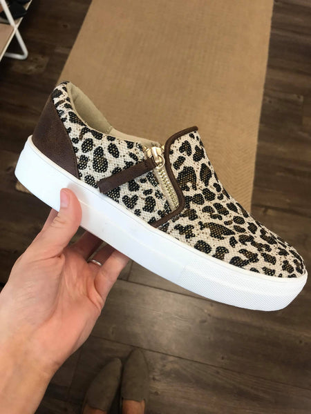Not Rated Timbre Sneakers- Leopard – The Pulse Boutique