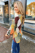 Wandering Free Printed Blouse- Olive Tones