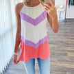 Cute As Can Be Striped Tank Top- Ivory & Coral