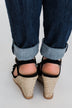 Naughty Monkey Love Wedges- Black