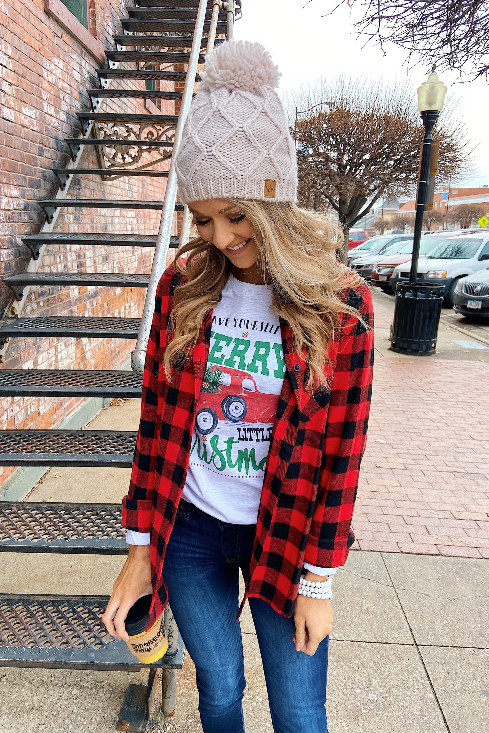 On An Adventure Plaid Top- Buffalo Plaid