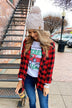 On An Adventure Plaid Top- Buffalo Plaid