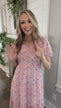 Ready To Mingle Tiered Maxi Dress- Pink