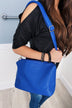 Bring On The Day Zipper Purse- Royal Blue