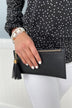 Tassel Clutch- Black