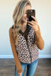 Pulse Exclusive Reversible Vest- Leopard & Dark Chocolate