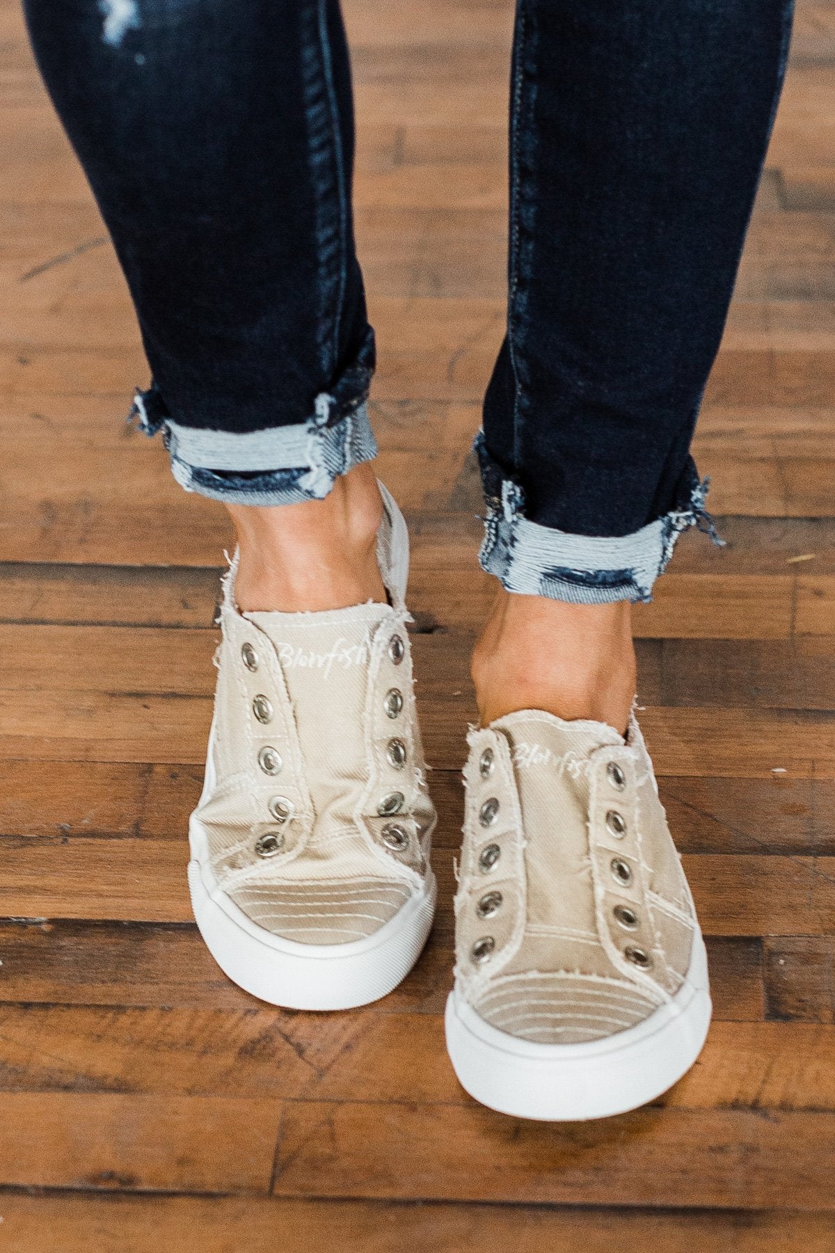 Blowfish Play Sneakers- Silver Grey Smoked