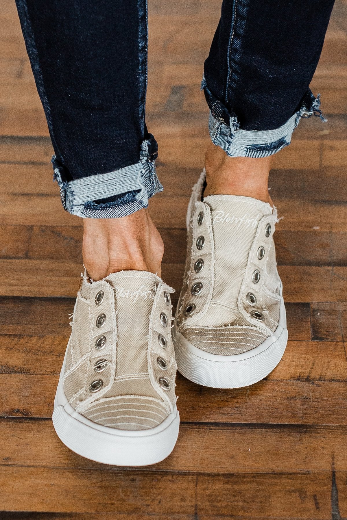 Blowfish Play Sneakers- Silver Grey Smoked
