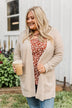 Cozy As Can Be Long Knitted Cardigan- Oatmeal