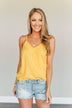 Must Be Dreaming Tank Top- Golden Yellow