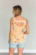 Best Day Of My Life Floral Tank Top- Mango