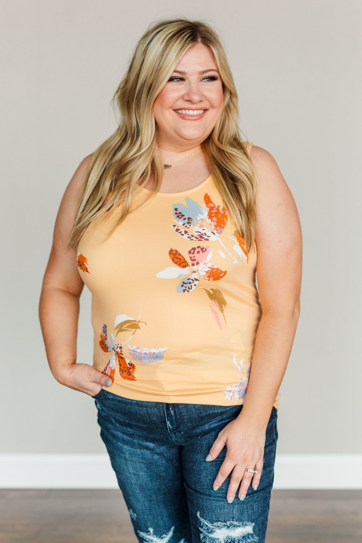 Best Day Of My Life Floral Tank Top- Mango