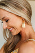 Tassel Dangle Earrings- Gold & Yellow