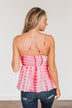 Elegantly Elevated Lace Tank Top- Shades Of Pink