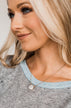 Charming Marble Pendant Gold Necklace- Off-White