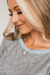 Charming Marble Pendant Gold Necklace- Off-White