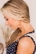 Act Naturally Beaded Hoop Earrings- Pink & Gold