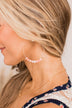 Act Naturally Beaded Hoop Earrings- Pink & Gold