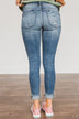 Vervet Distressed Cropped Skinny Jeans- Maeve Wash