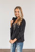 Aspire To Be Authentic Lightweight Jacket- Charcoal