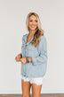 Aspire To Be Authentic Lightweight Jacket- Light Denim