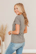 "Weekends. Coffee. & Dogs." Graphic Tee- Charcoal