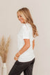 "Out Of Office" Graphic Tee- Ivory