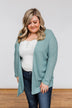 Sweet Serenity Knitted Cardigan- Slate Blue