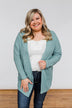 Sweet Serenity Knitted Cardigan- Slate Blue