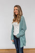 Sweet Serenity Knitted Cardigan- Slate Blue