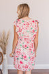 Flirty Flourish Floral Mini Dress- Blush