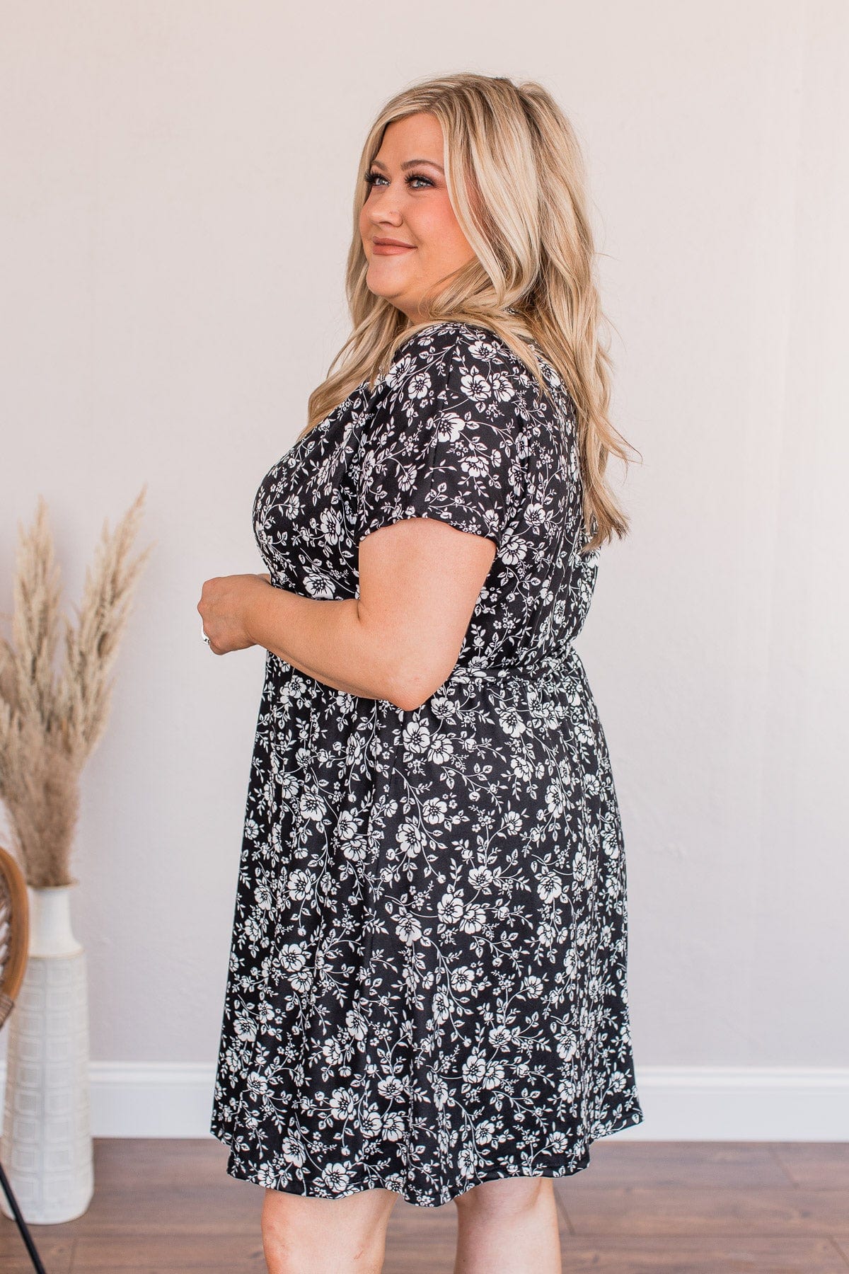 Oh So Sweet Mini Dress- Black