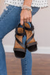 Blowfish Orchid Wedges- Black